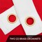 G128 2 Pack: Pirate Jolly Roger Swords Red Flag | 20x30 In | ToughWeave Series Embroidered 300D Polyester | Novelty Flag, Embroidered Design, Indoor/Outdoor, Brass Grommets